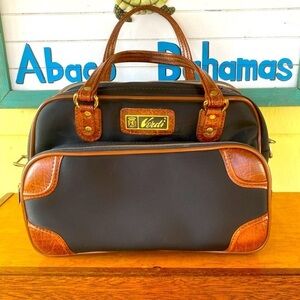 Vintage 80s Verdi Renaissance Luggage Carryon Overnight Bag Weekender